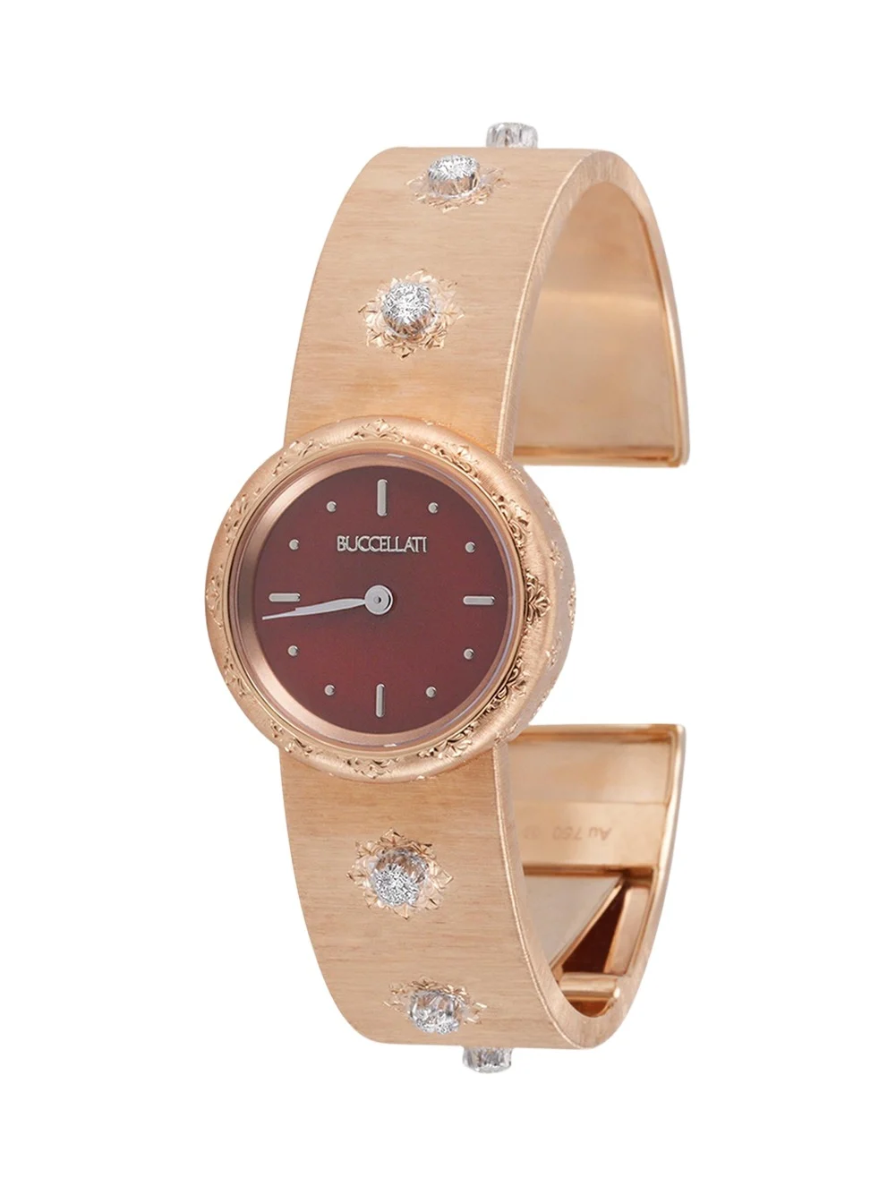 Macri 18K Yellow Gold Diamond and Agate Watch Macri 18K Yellow Gold Diamond and Agate Watch