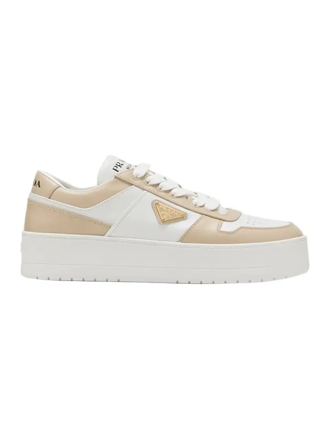 Downtown Bicolor Leather Low-Top Sneakers Downtown Bicolor Leather Low-Top Sneakers