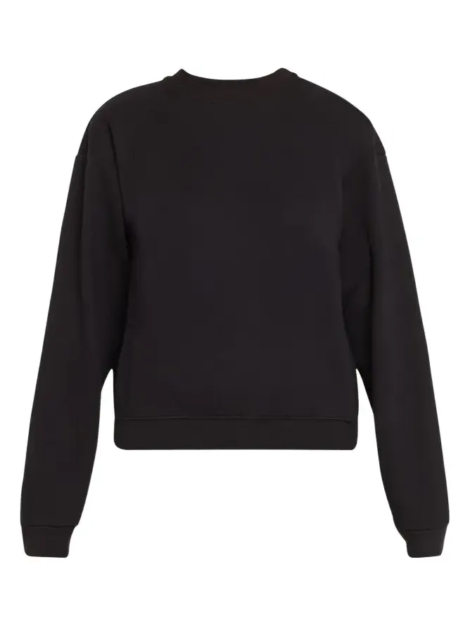 Skims Cotton Fleece Crewneck Pullover