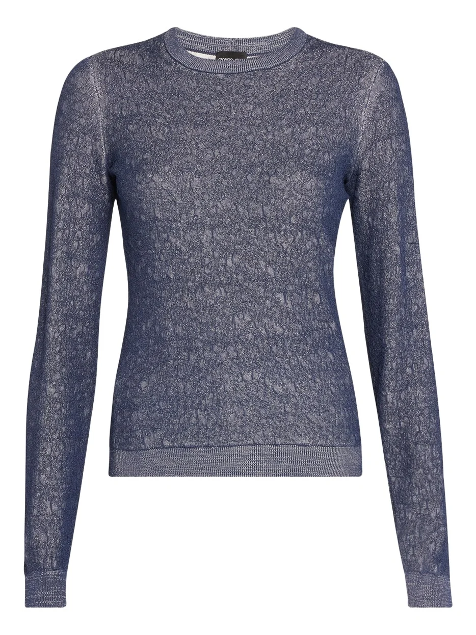Shiny Viscose Knit Top