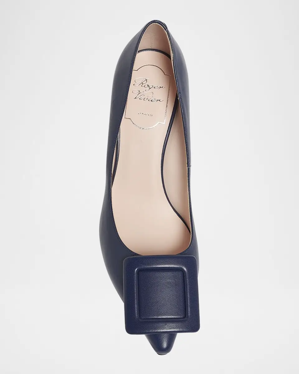 Roger Vivier Viv In The City Leather Buckle Pumps | Thumbnail 5 Roger Vivier Viv In The City Leather Buckle Pumps | Thumbnail 5
