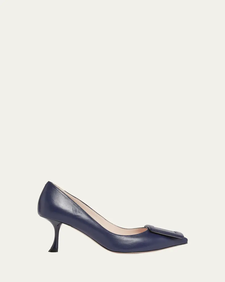 Roger Vivier Viv In The City Leather Buckle Pumps | Thumbnail 6 Roger Vivier Viv In The City Leather Buckle Pumps | Thumbnail 6