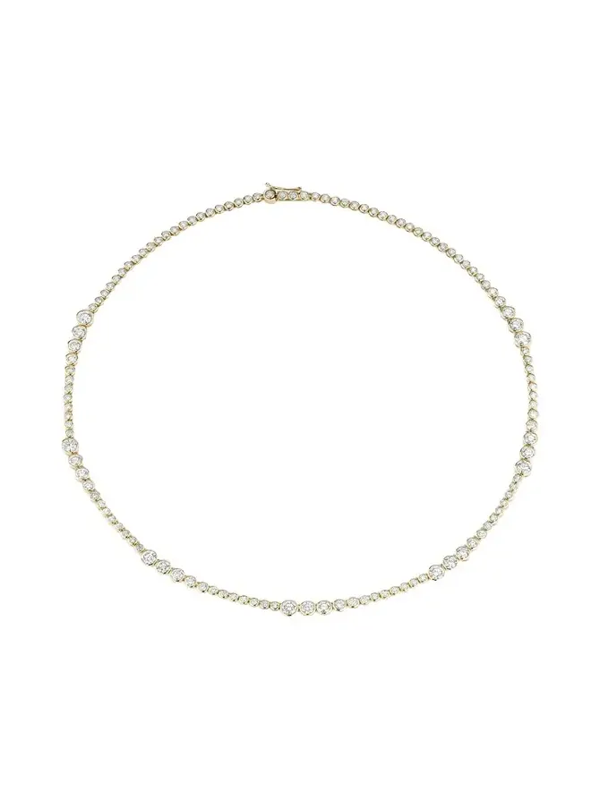 Grand Rainsun Tennis Necklace, 16"L