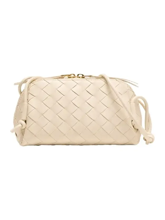 Zip Leather Pouch Shoulder Bag