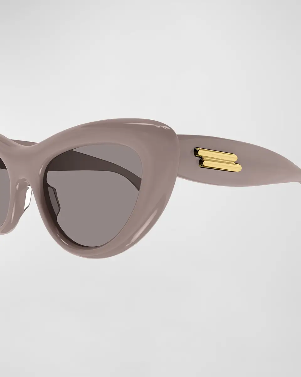 Bottega Veneta Curvy Acetate Cat-Eye Sunglasses | Thumbnail 3 Bottega Veneta Curvy Acetate Cat-Eye Sunglasses | Thumbnail 3