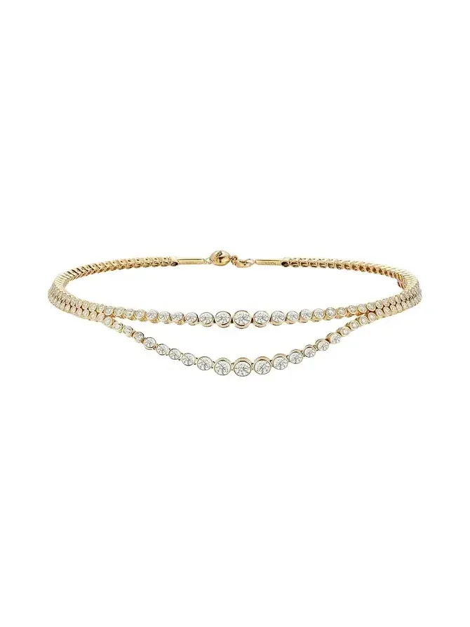 Lumiere Choker Necklace with Diamonds