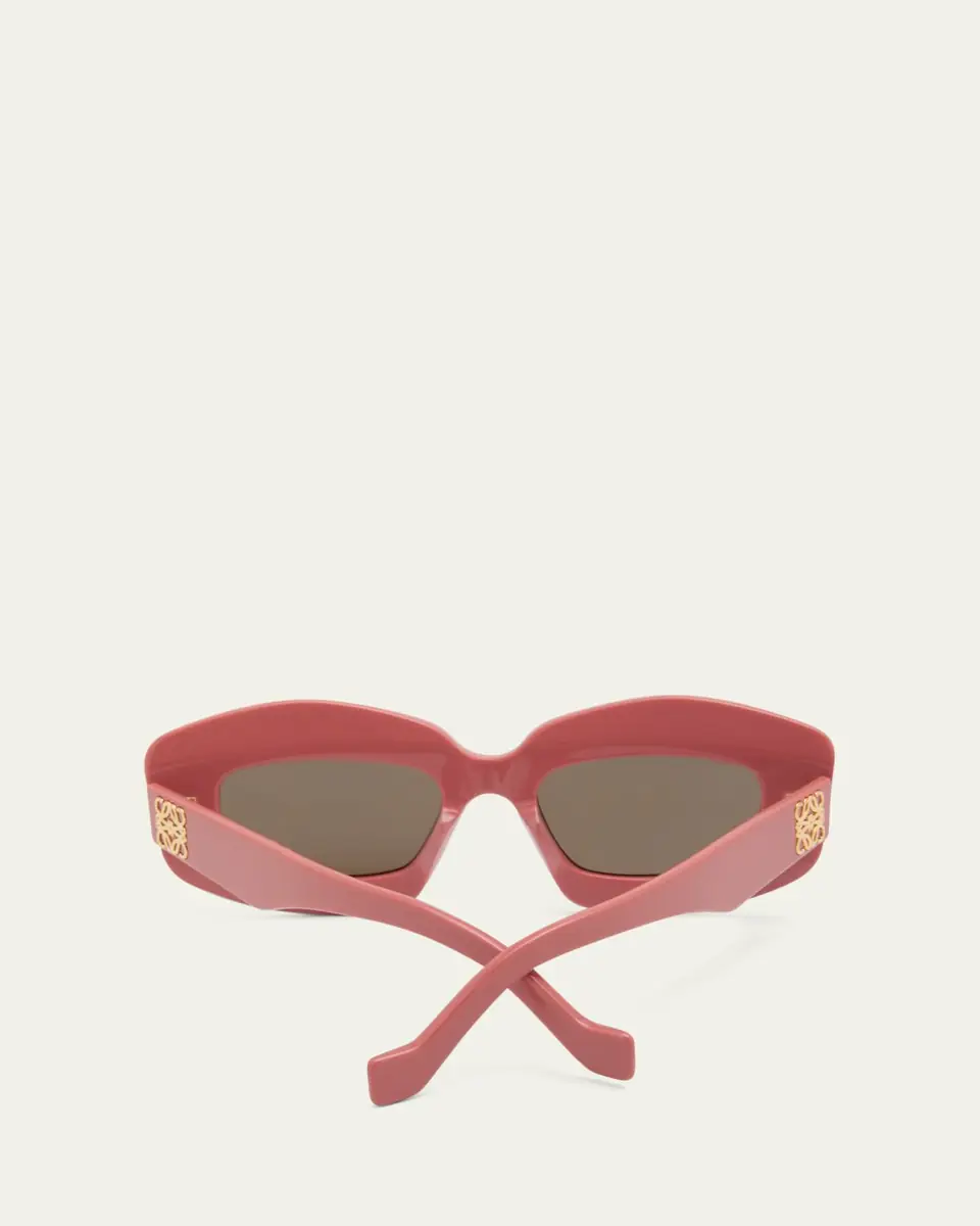 Loewe Silver Screen Chunky Acetate Rectangle Sunglasses | Thumbnail 6 Loewe Silver Screen Chunky Acetate Rectangle Sunglasses | Thumbnail 6