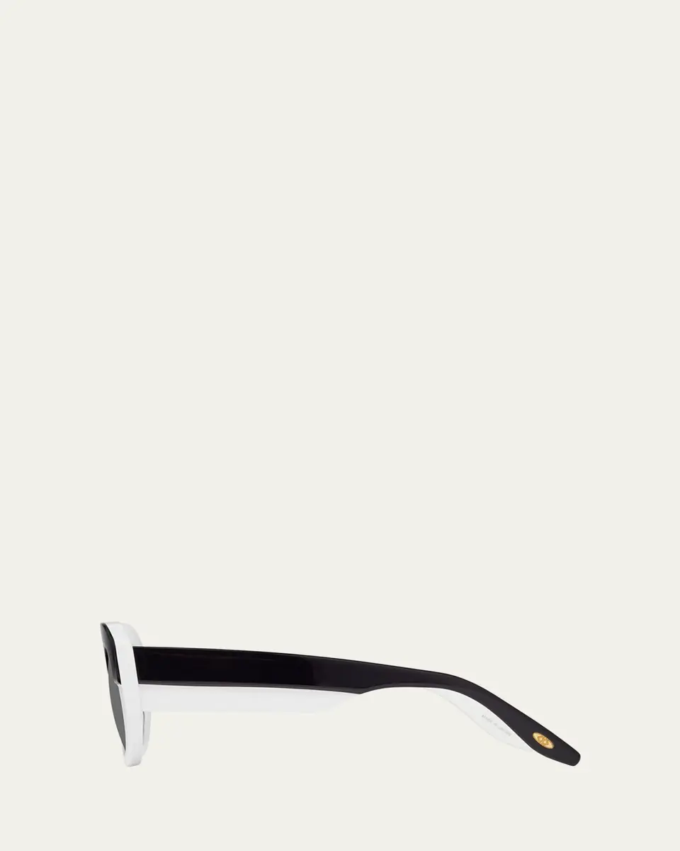 BARTON PERREIRA Sueno Acetate Rectangle Sunglasses | Thumbnail 3