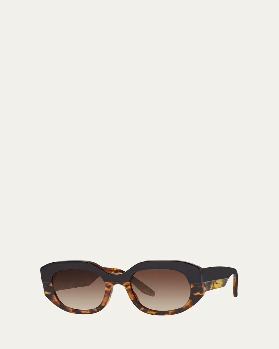 BARTON PERREIRA Sueno Acetate Rectangle Sunglasses | Thumbnail 5