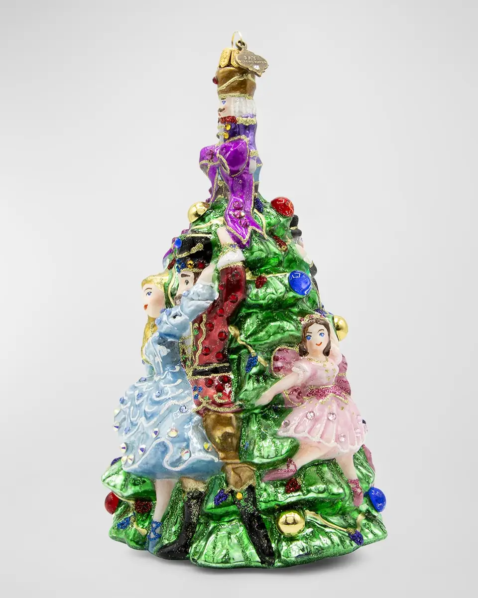Jay Strongwater Clara and the Nutcracker Glass Christmas Ornament | Thumbnail 6 Jay Strongwater Clara and the Nutcracker Glass Christmas Ornament | Thumbnail 6