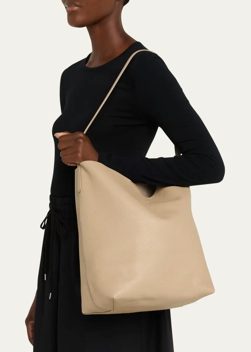 MANSUR GAVRIEL Everyday Leather Shoulder Bag | Thumbnail 2 MANSUR GAVRIEL Everyday Leather Shoulder Bag | Thumbnail 2