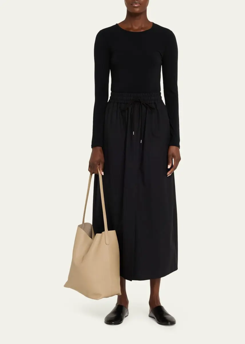 MANSUR GAVRIEL Everyday Leather Shoulder Bag | Thumbnail 5 MANSUR GAVRIEL Everyday Leather Shoulder Bag | Thumbnail 5