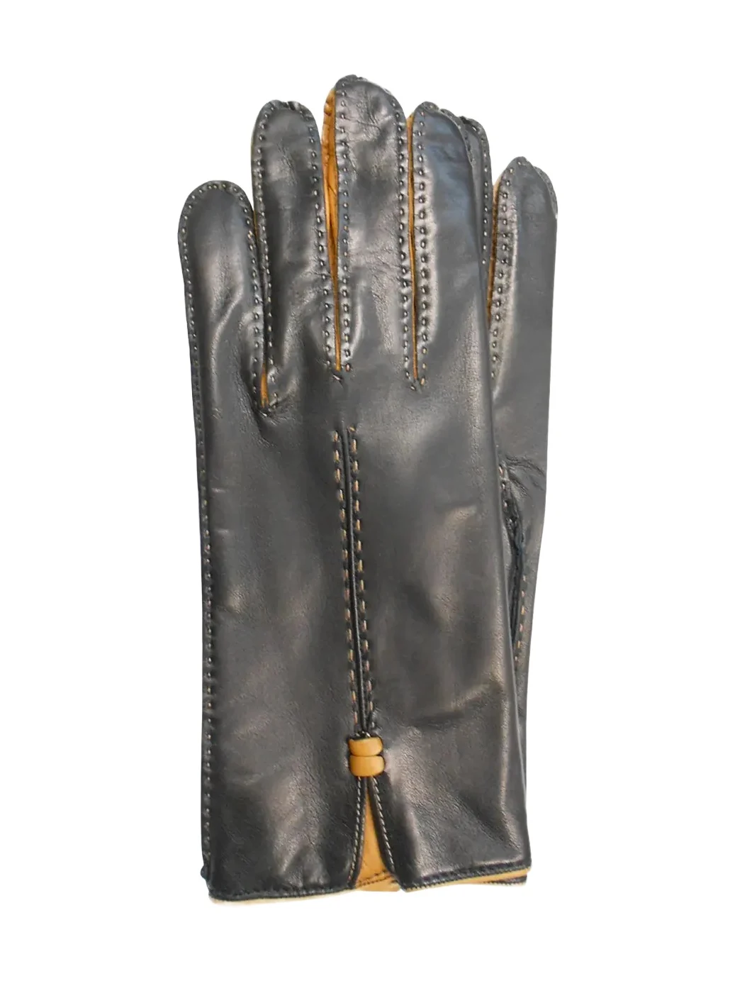 Two-Tone Napa Leather Gloves