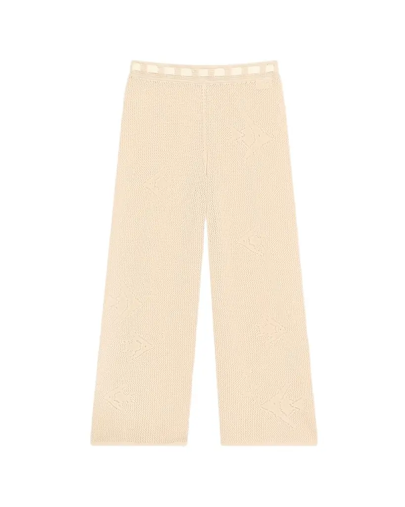 Bode Angel Fish Knit Lace Joggers | Image 1 Bode Angel Fish Knit Lace Joggers | Image 1