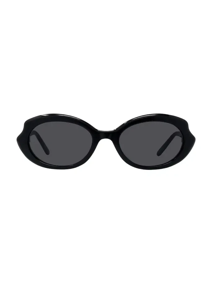 Round Slim Acetate Sunglasses