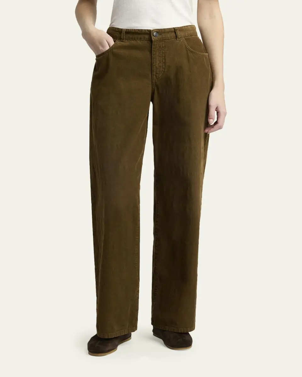 The Row Eglitta Corduroy Straight-Leg Pants | Thumbnail 4