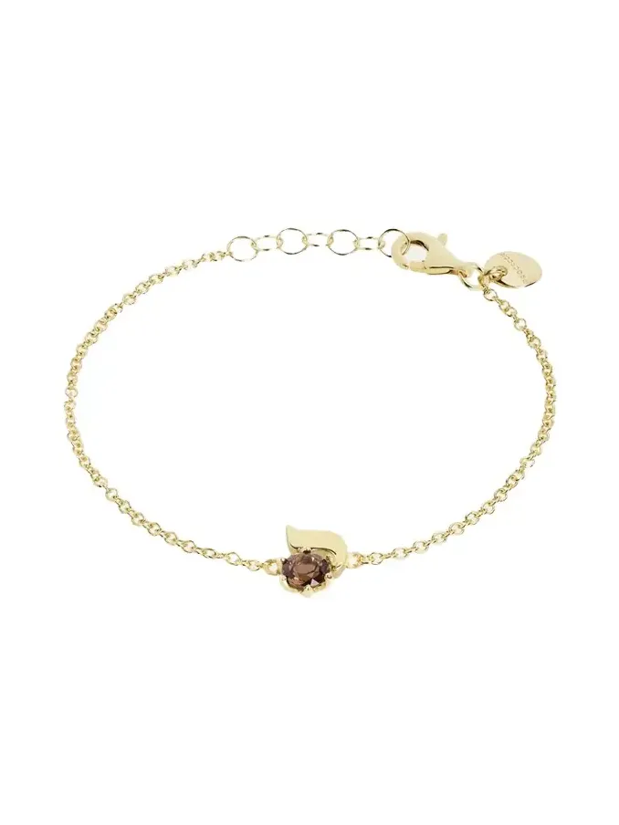 18K Gold Hebrew YOD Initial Bracelet