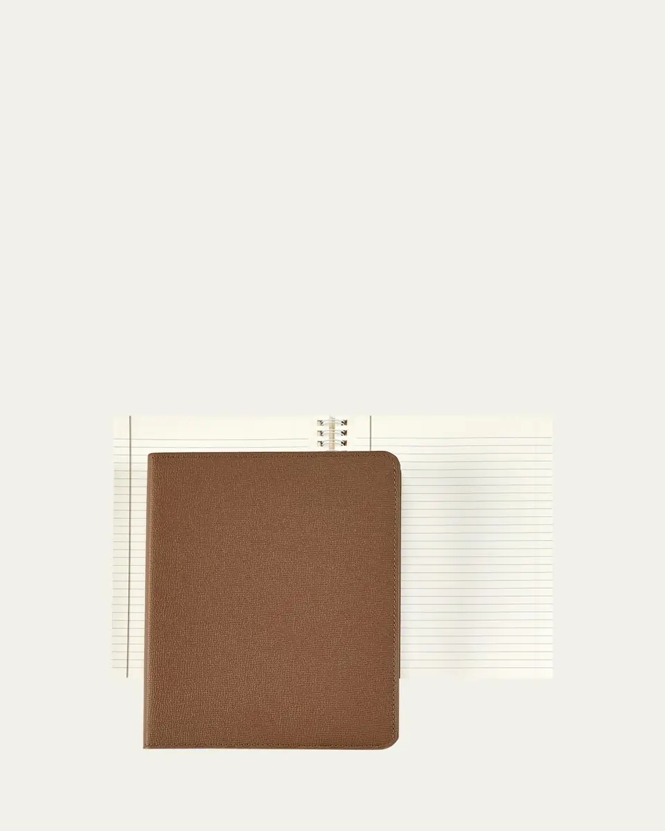 Graphic Image 9" Refillable Leather Notebook | Thumbnail 2