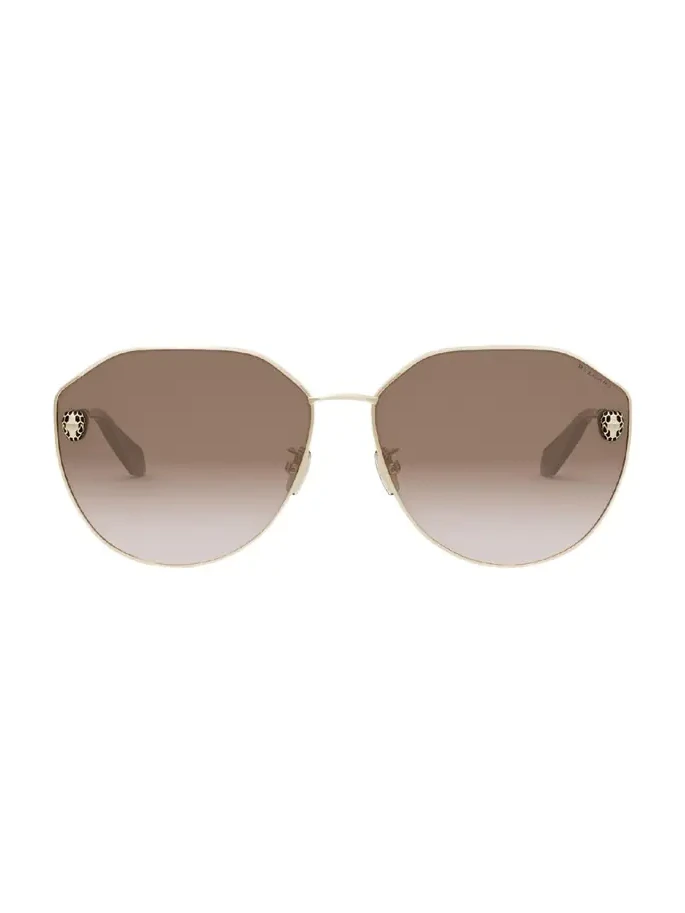 Serpenti Round Metal Sunglasses Serpenti Round Metal Sunglasses