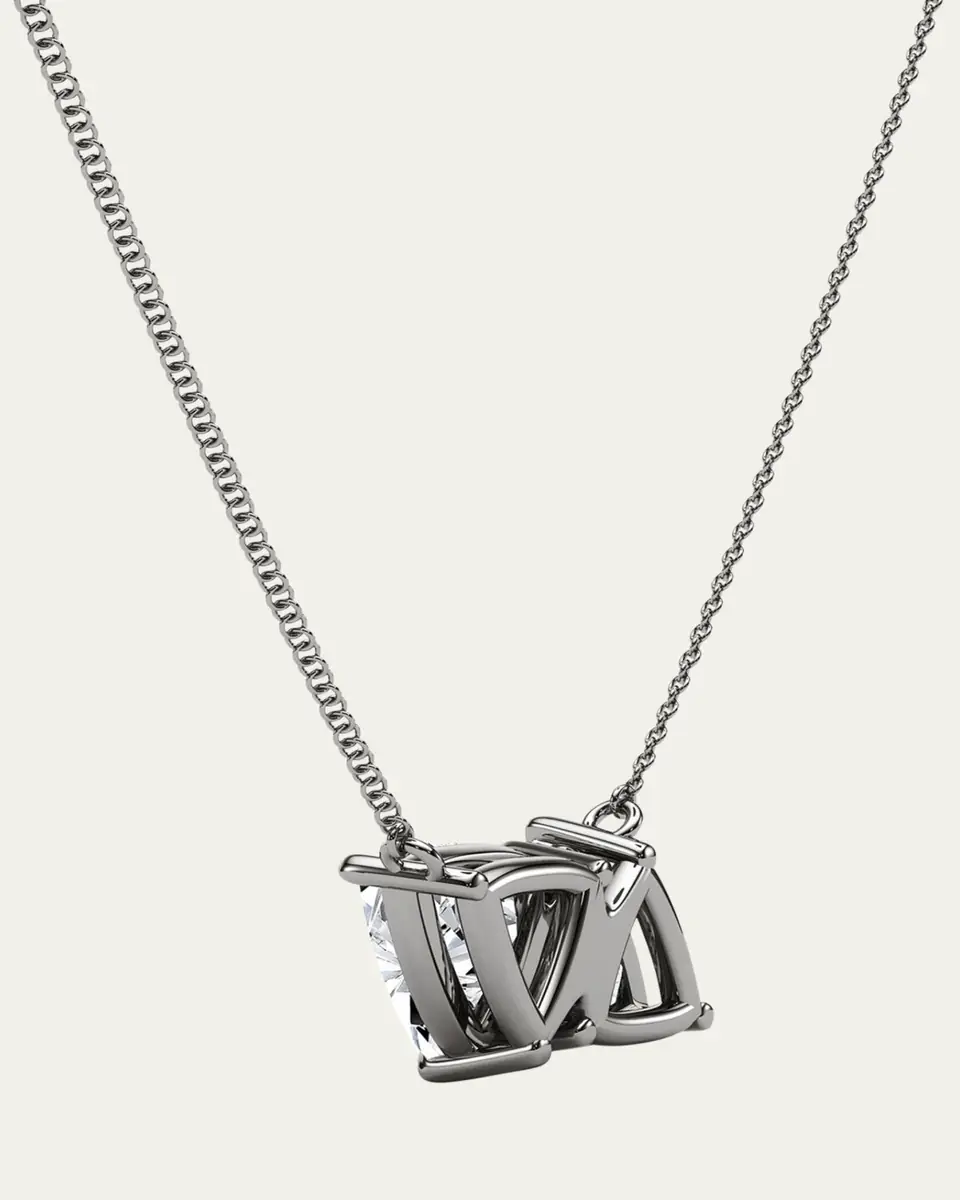 HauteCarat 18K Trillion Lab Grown Diamond Twin Necklace | Thumbnail 3 HauteCarat 18K Trillion Lab Grown Diamond Twin Necklace | Thumbnail 3