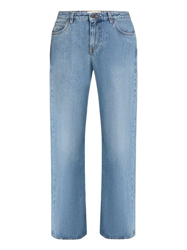 The Row Eglitta Straight Leg Washed Jeans