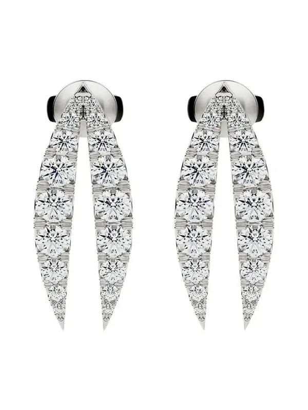 Lotus Diamond Drop Earrings Lotus Diamond Drop Earrings