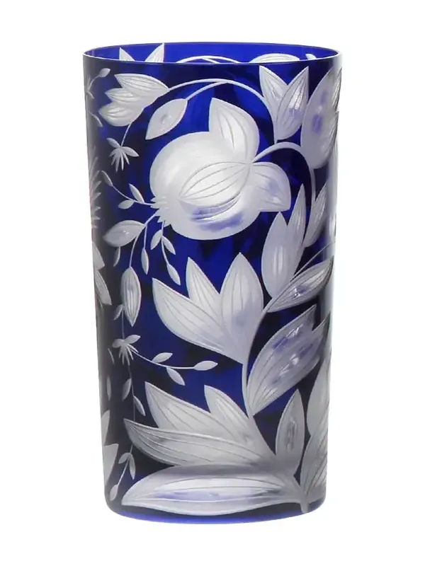 Artel Verdure Ink Blue Crystal Highball Glass, 17.5 oz.