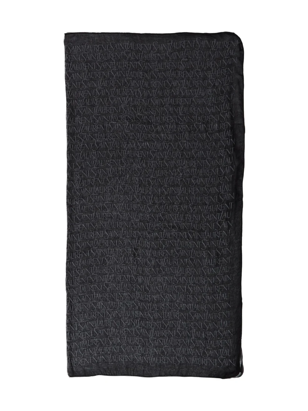 Saint Laurent Monogram Sheer Scarf