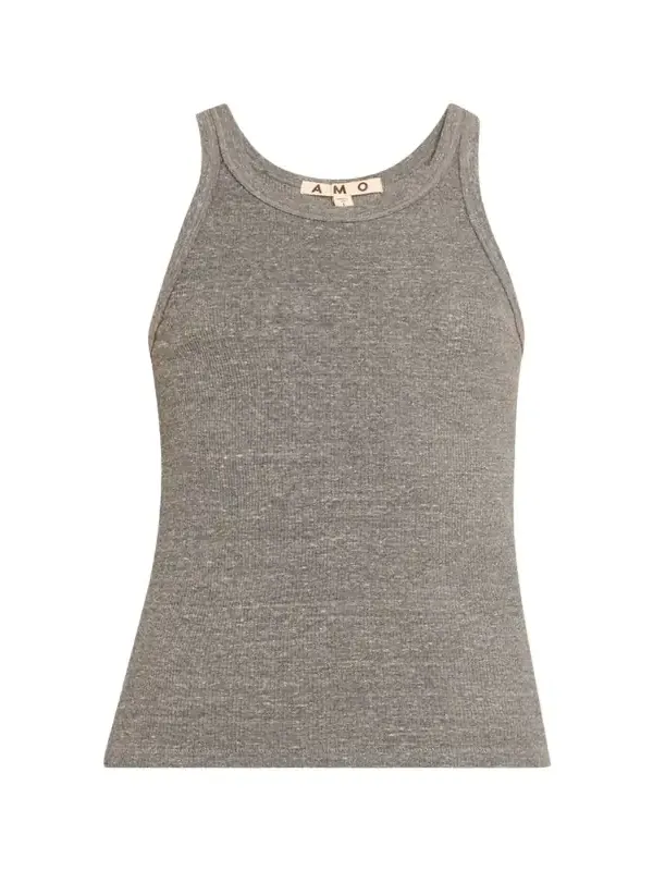 Long Ribbed Tank Top