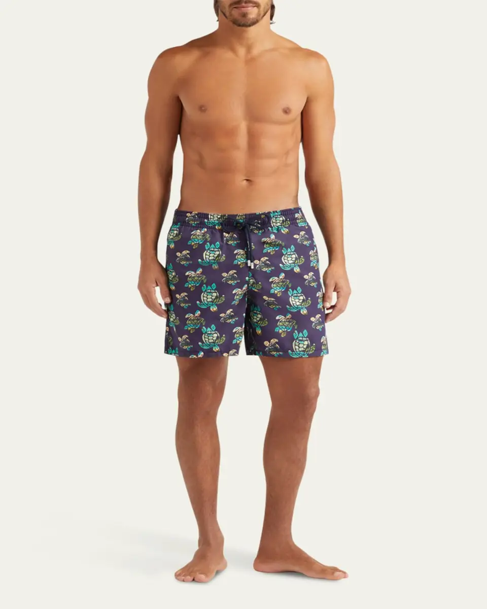 Vilebrequin Men's Landscape Turtles Swim Shorts | Thumbnail 2 Vilebrequin Men's Landscape Turtles Swim Shorts | Thumbnail 2