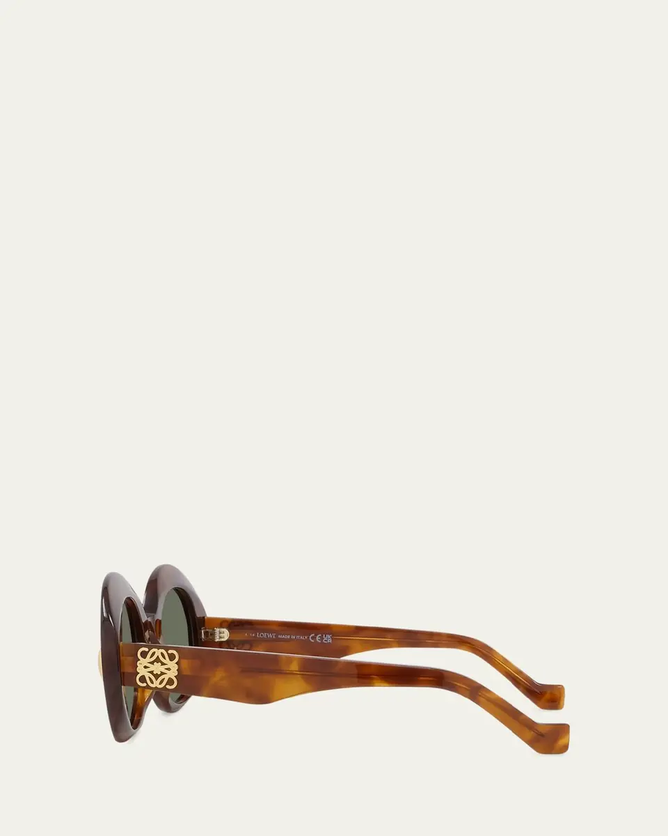 Loewe Anagram Round Acetate Sunglasses | Thumbnail 2 Loewe Anagram Round Acetate Sunglasses | Thumbnail 2