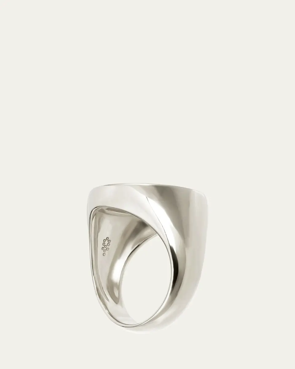 Procaccia Jewelry 18K Gold Hebrew KHET Initial Signet Ring | Thumbnail 3 Procaccia Jewelry 18K Gold Hebrew KHET Initial Signet Ring | Thumbnail 3