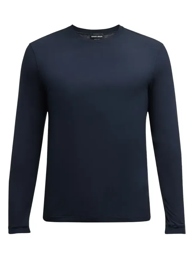 Men's Cotton Long-Sleeve Crewneck T-Shirt Men's Cotton Long-Sleeve Crewneck T-Shirt