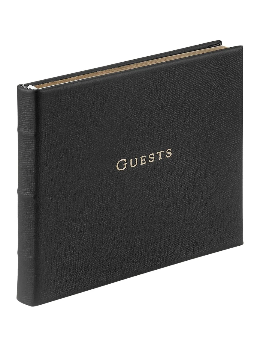 Graphic Image Leather Guest Book