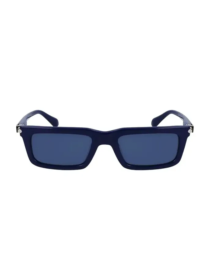 Ferragamo Men's Prisma Modified Acetate Rectangle Sunglasses, 53mm