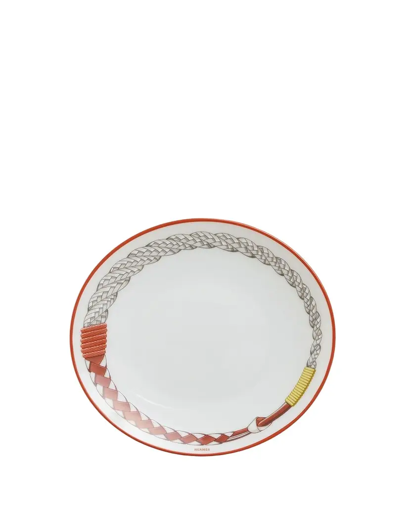 HERMÈS Tressages Equestres Bread and Butter Plate