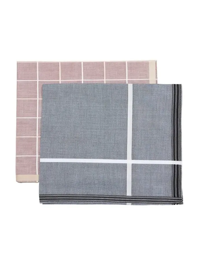 Men's 2-Pack Egyptian Cotton Handkerchiefs Men's 2-Pack Egyptian Cotton Handkerchiefs