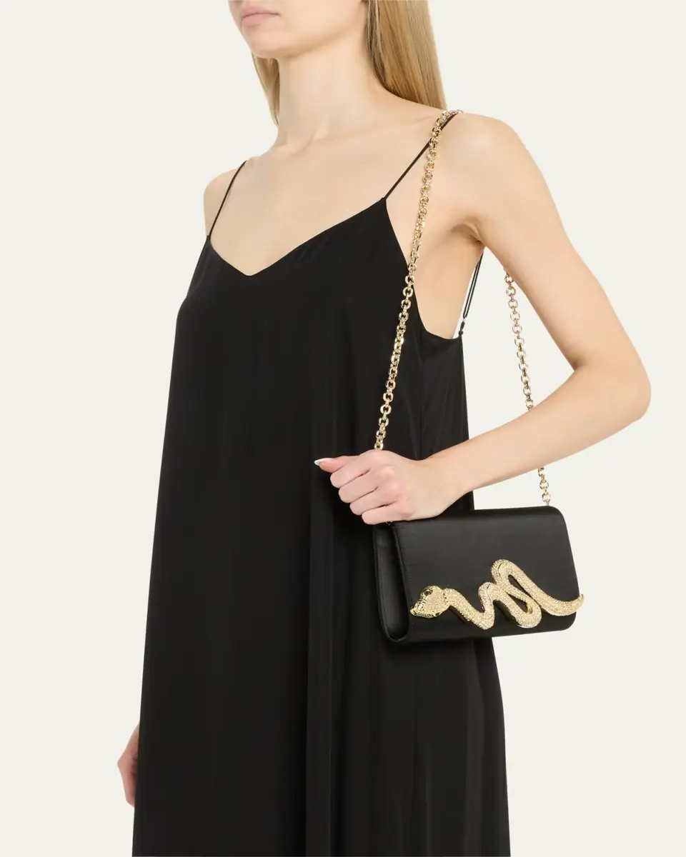 Judith Leiber Couture Serpent Satin Clutch Bag | Thumbnail 2 Judith Leiber Couture Serpent Satin Clutch Bag | Thumbnail 2