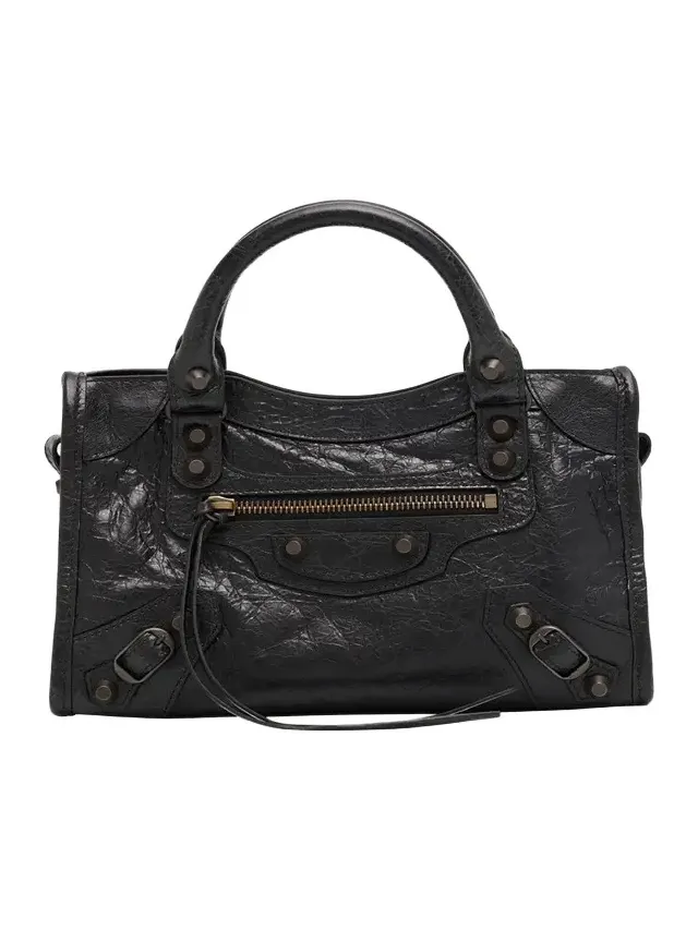 Le City Mini Leather Top-Handle Bag Le City Mini Leather Top-Handle Bag