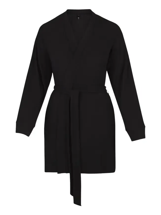 Soft Lounge Ribbed Short Robe Soft Lounge Ribbed Short Robe