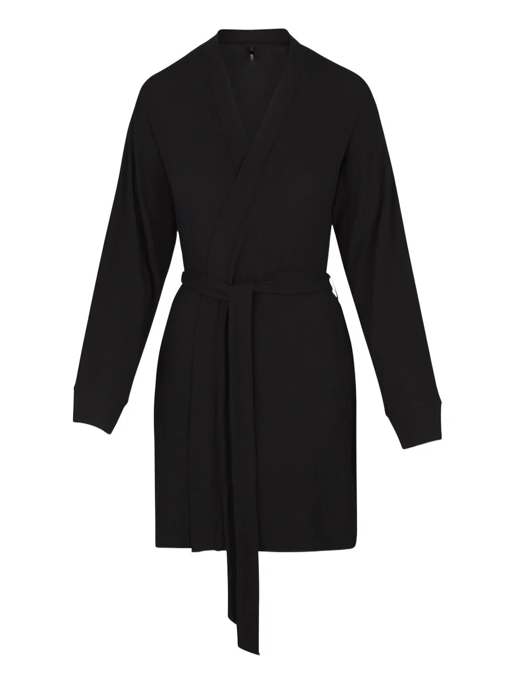 Soft Lounge Ribbed Short Robe