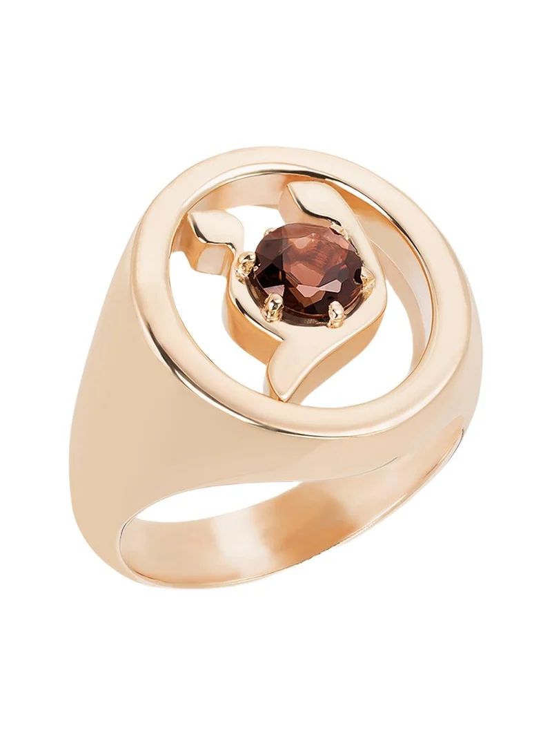 18K Gold Hebrew AYN Initial Signet Ring 18K Gold Hebrew AYN Initial Signet Ring
