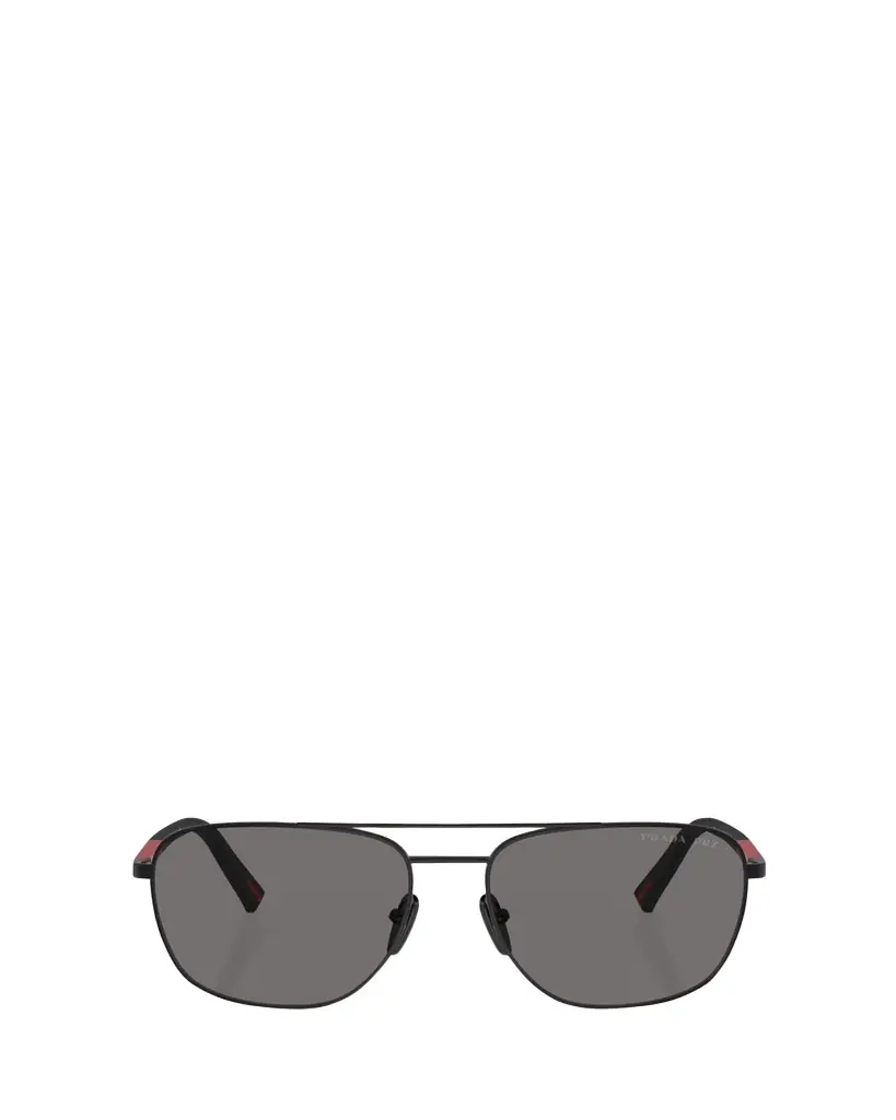 Prada Men's ps 54zs Polarized Steel Aviator Sunglasses | Image 1 Prada Men's ps 54zs Polarized Steel Aviator Sunglasses | Image 1