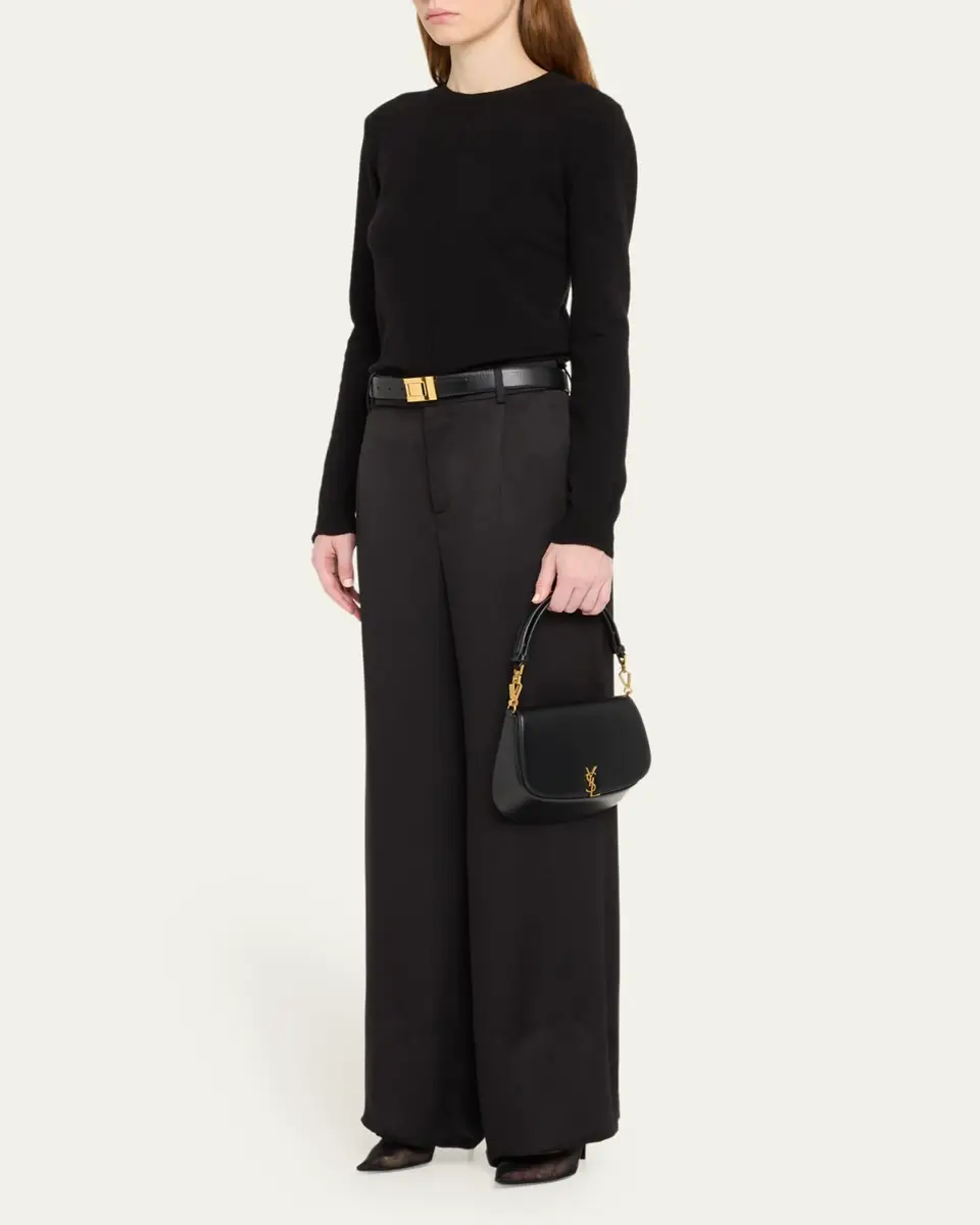 Saint Laurent Voltaire Shoulder Bag in Smooth Leather | Thumbnail 8 Saint Laurent Voltaire Shoulder Bag in Smooth Leather | Thumbnail 8