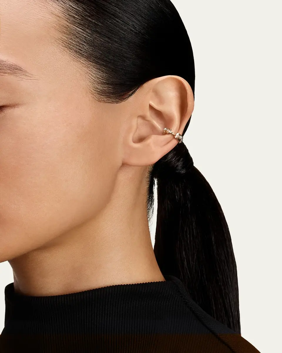 NOUVEL HERITAGE 18K Brunch in NY Ear Cuff, Single | Thumbnail 4 NOUVEL HERITAGE 18K Brunch in NY Ear Cuff, Single | Thumbnail 4