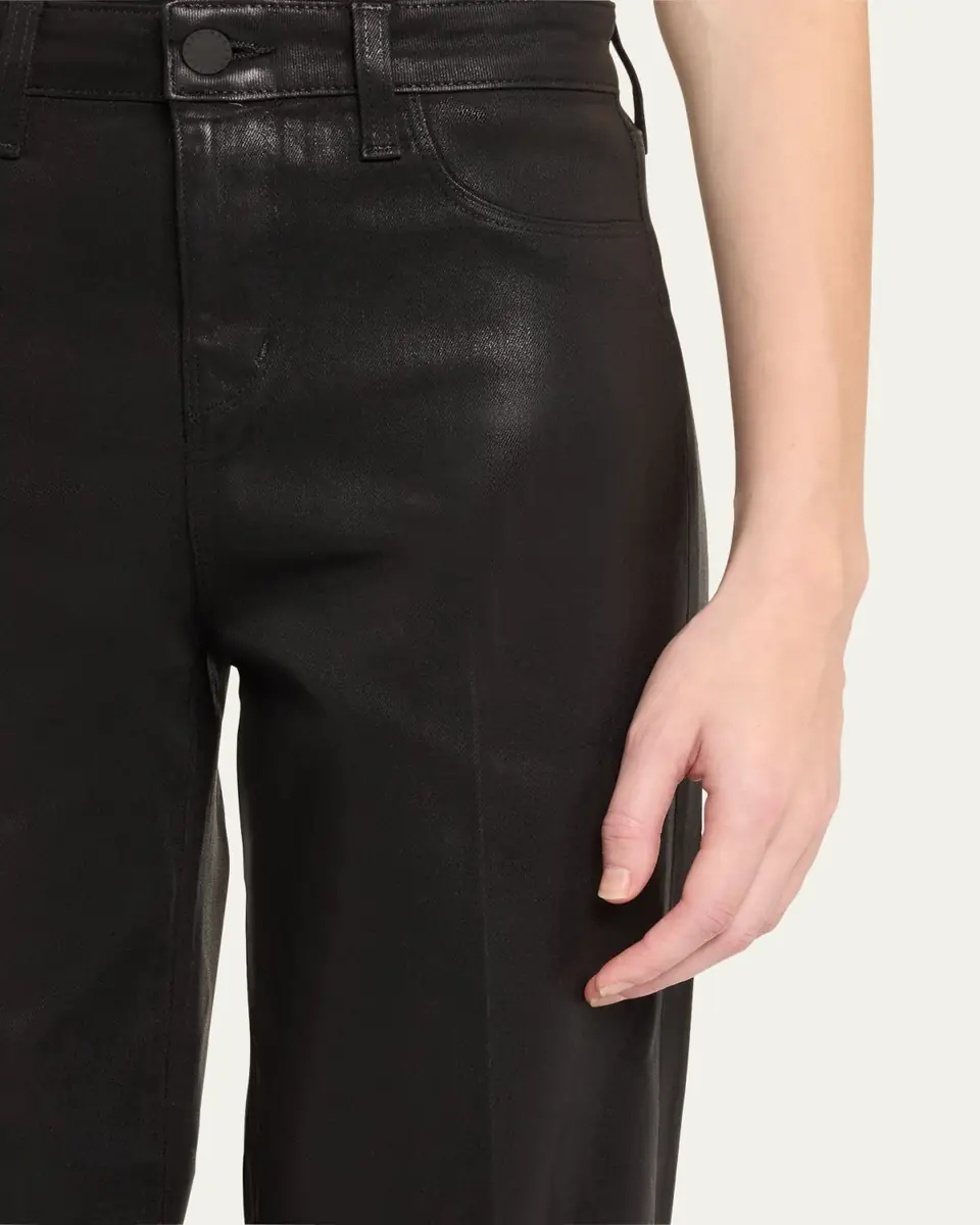 L'Agence Clayton Coated Wide-Leg Jeans | Thumbnail 5 L'Agence Clayton Coated Wide-Leg Jeans | Thumbnail 5