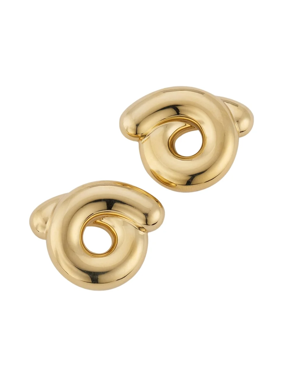 9K Yellow Gold Tarallo Earrings