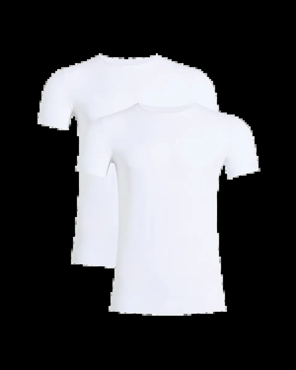 Commando Men's 2-Pack Microfiber Crewneck T-Shirts | Thumbnail 2 Commando Men's 2-Pack Microfiber Crewneck T-Shirts | Thumbnail 2