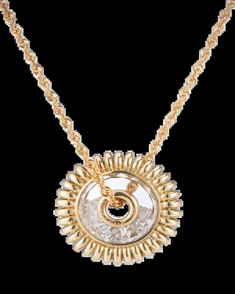 MORITZ GLIK Mola 15 Necklace in 18K Gold with Diamonds | Thumbnail 2 MORITZ GLIK Mola 15 Necklace in 18K Gold with Diamonds | Thumbnail 2