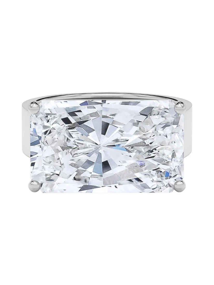 Men's Radiant Lab Grown Diamond East-West Band